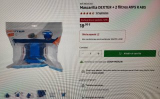 Combo aspiradora, lijadora y mascarillas