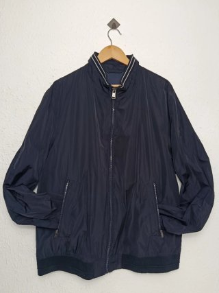 Chaqueta Bomber Boss Negra Impermeable XL