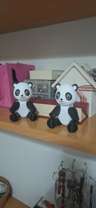 Soporte de Móvil Oso Panda 3D