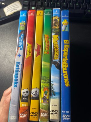 Lote de 6 Películas Dreamworks en DVD