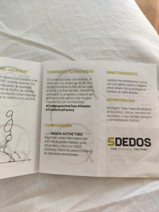 Separadores de Dedos  Active Toes Advanced 5 dedos