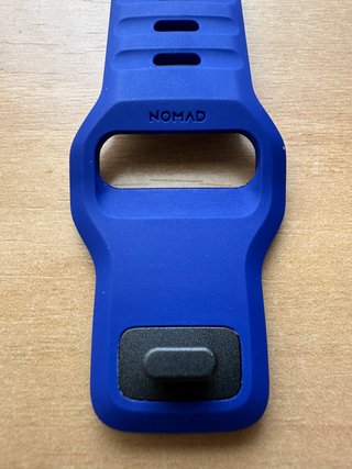 Apple Watch X Nomad 45mm. The Verge Blurple Band