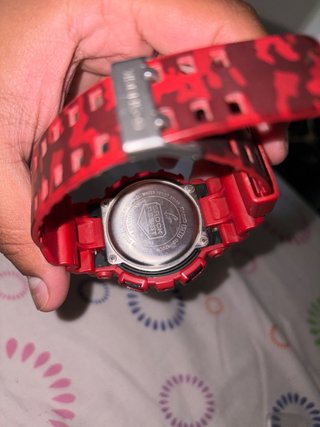 Casio G-SHOCK GD-120CM-4ER Camuflaje Rojo