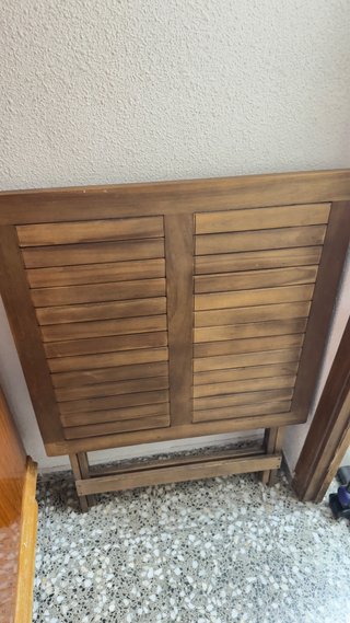 Conjunto Mesa y Silla Plegable Madera