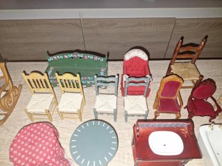 Lote de Muebles para Casa de Muñecas