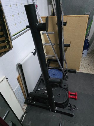 Kit de Pesas y Soporte de Gimnasio barras