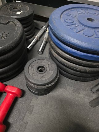 Kit de Pesas y Soporte de Gimnasio barras