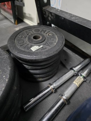 Kit de Pesas y Soporte de Gimnasio barras