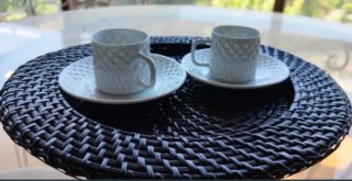 Juego de 2 tazas de café Castro con sus platos