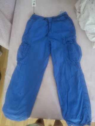 Pantalón Cargo Azul