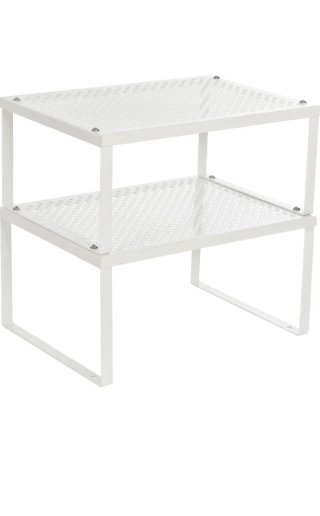 SONGMICS Especiero, Set di 2 Ripiani Metallici, Staccabile, Espandibile