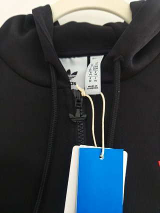 Sudadera adidas Originals Tape Zip Negra