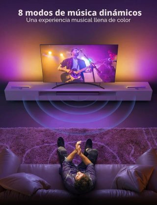 Barras LED Govee RGBIC TV 2 Unidades