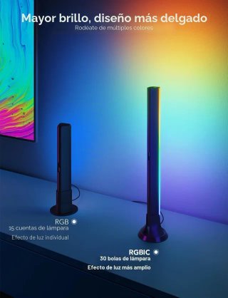 Barras LED Govee RGBIC TV 2 Unidades