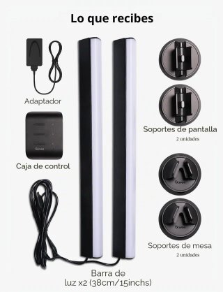 Barras LED Govee RGBIC TV 2 Unidades