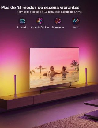 Barras LED Govee RGBIC TV 2 Unidades