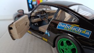 1/18 MODELLO PORSCHE 911 BLACK RALLY BURAGO