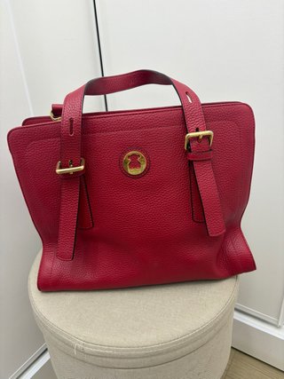 Bolso Tous Piel City Brooklyn Mediana Rojo