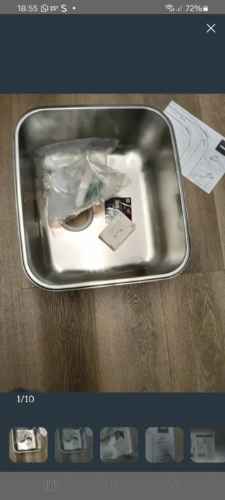 Fregadero Teka de un seno