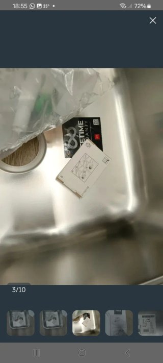 Fregadero Teka de un seno