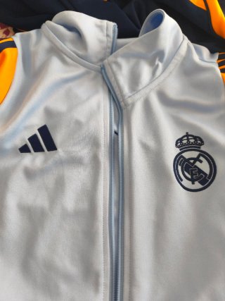 Chándal Real Madrid Adidas Azul Naranja