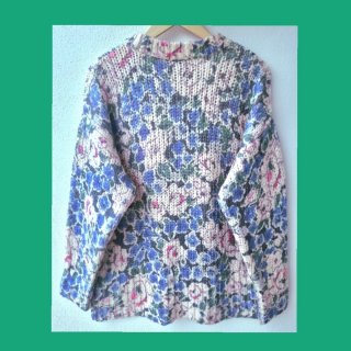 Jersey ZARA oversize estampado floral talla S