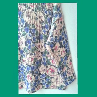 Jersey ZARA oversize estampado floral talla S