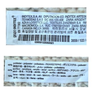 Jersey ZARA oversize estampado floral talla S