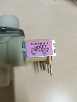 Electroválvula Doble Lavadora
