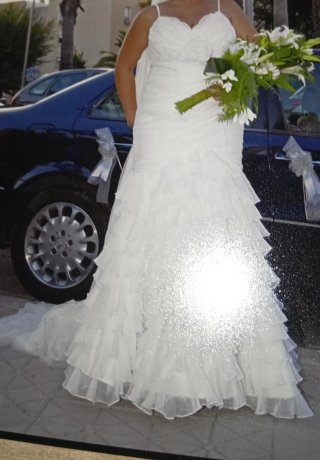 Traje de novia blanco