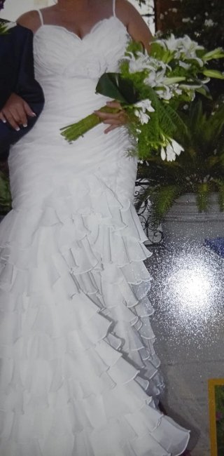 Traje de novia blanco