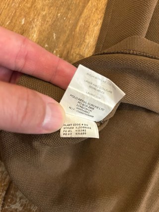 Polo Ralph Lauren Marrón Talla XL