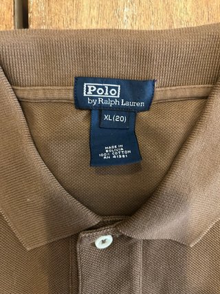 Polo Ralph Lauren Marrón Talla XL