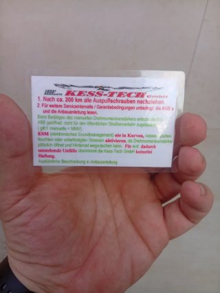 Lote 2 Tubos catalizador Kess-Tech para moto