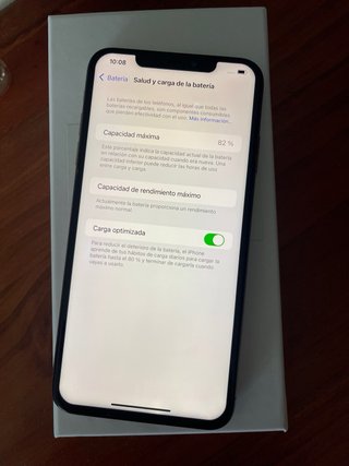 iPhone XS MAX 256GB y 82% SALUD DE BATERÍA