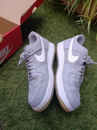 Nike Air Force 1 (Originales) Talla 45 Gris/Blanco