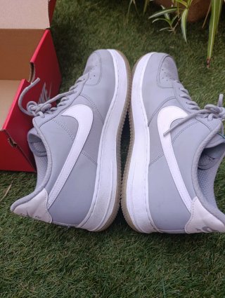 Nike Air Force 1 (Originales) Talla 45 Gris/Blanco