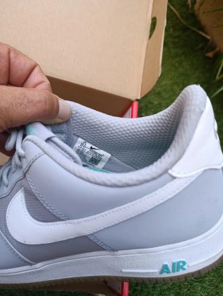 Nike Air Force 1 (Originales) Talla 45 Gris/Blanco