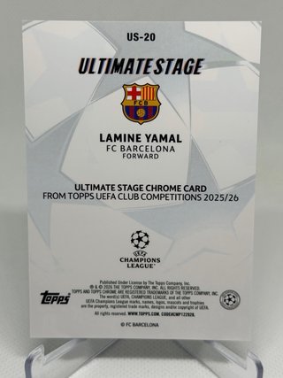 Lamine Yamal Ultimate Stage Topps Chrome