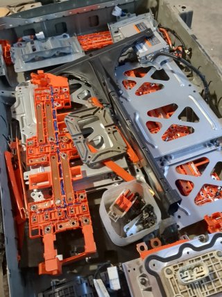 Cofre de bateria litio NV200 24kwh completo