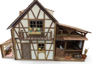 Casa Muñecas Escala 1:12 Artesanal