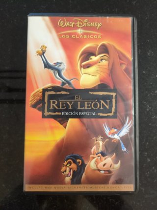 El Rey León VHS Edición Especial Disney