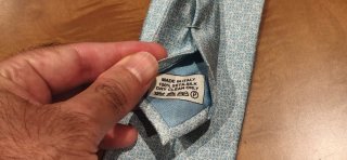 CORBATA LOEWE, SEDA NATURAL, EXCLUSIVA, CELESTE.