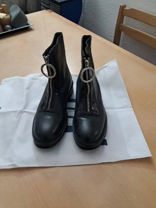 Botines de Piel Mango