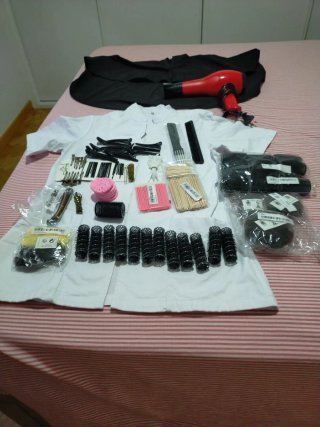 Set Peluquería Varios Accesorios, de estudiante