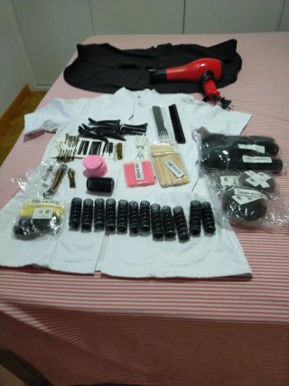 Set Peluquería Varios Accesorios, de estudiante