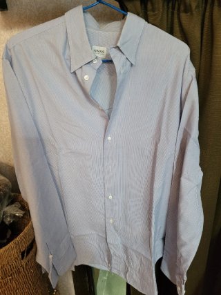 Camisa Armani Azul