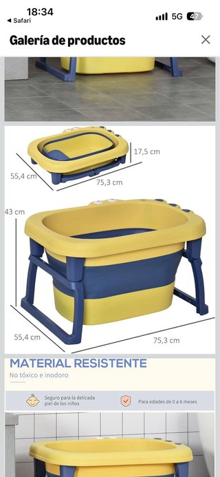 Bañera Infantil con Forma de Cocodrilo