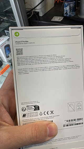 iPhone 17 Pro Max 256GB Naranja Nuevo