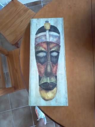 Cuadro Decorativo Máscara Étnica